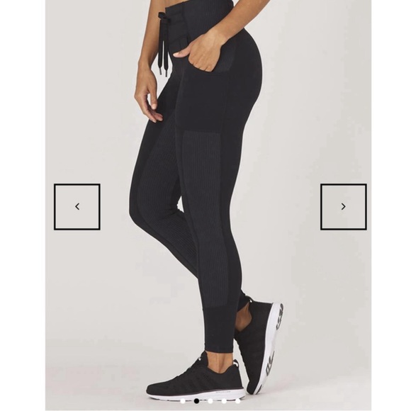 NWT Glyder Black Street Leggings - Formal 101 Small & Medium - Picture 2 of 7